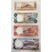 SIERRA LEONE 1978 . FIFTY 50 CENTS - FIVE 5 LEONE BANKNOTES . SPECIMEN
